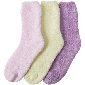 ⭐Women's 3 Pairs Super Soft Cozy Warm Fuzzy Non Skid Fluffy Home Socks